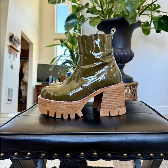 Jeffrey Campbell Quavo Platform Boots - Size 7, British Khaki - Picture 8 of 16